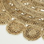 Conceptum Alfombra de 160 x 160 cm Crema